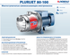 Насос Pedrollo PLURIJET 4/80X
