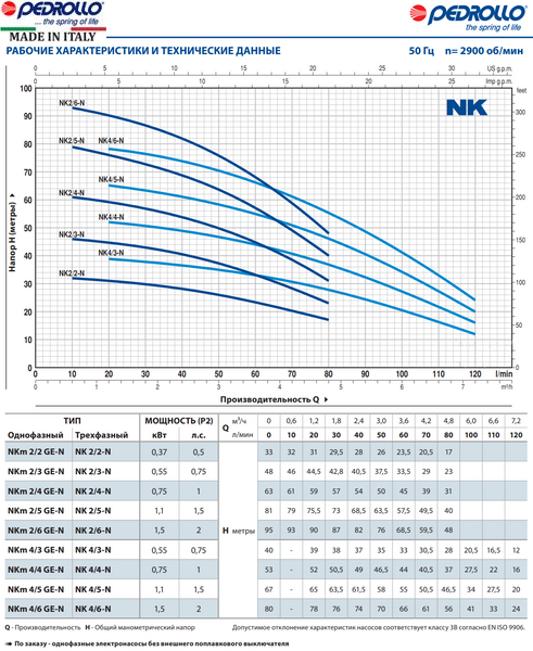 Насос Pedrollo NKm 2/2-GE