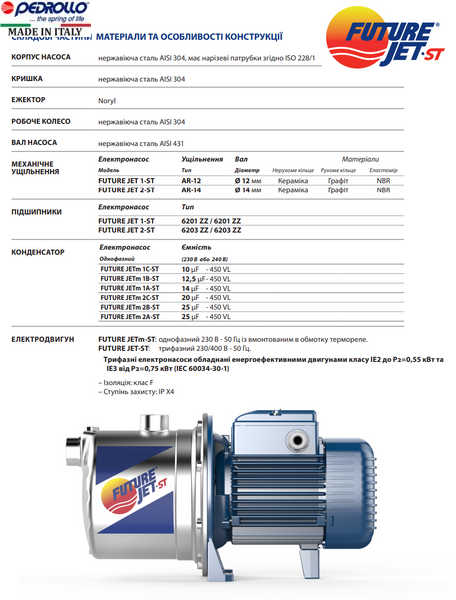 Станция Pedrollo HF FutureJetm 2А-ST/50-CL